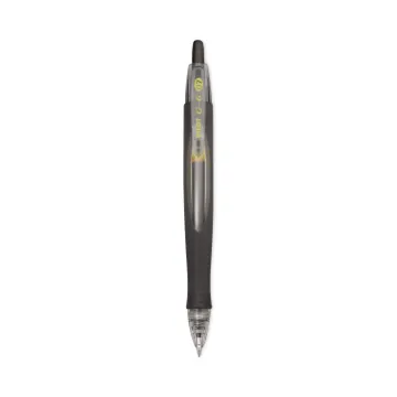 G6 Retractable Gel Pen, Fine 0.7mm, Black Ink, Black Barrel