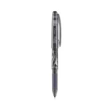 FriXion Point Erasable Stick Gel Pen, Extra-Fine 0.5mm, Black Ink, Black Barrel (MINIMUM ORDER QUANT