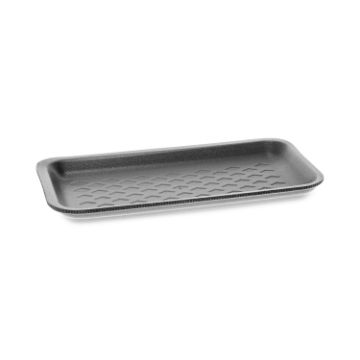 Supermarket Trays, #17S, 8.38 x 4.5 x 0.69, Black, 1,000/Carton