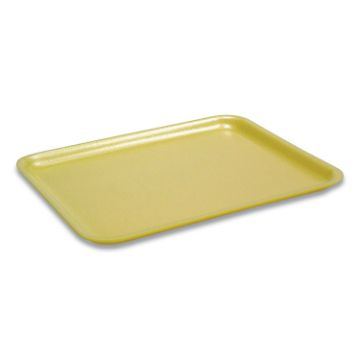 Supermarket Trays, #17S, 8.4 x 4.5 x 0.7, Yellow, 1,000/Carton