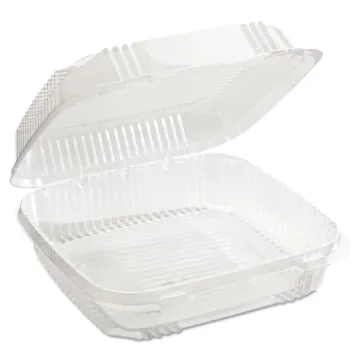 ClearView SmartLock Food Containers, 49 oz, 8.2 x 8.34 x 2.91, Clear, 200/Carton