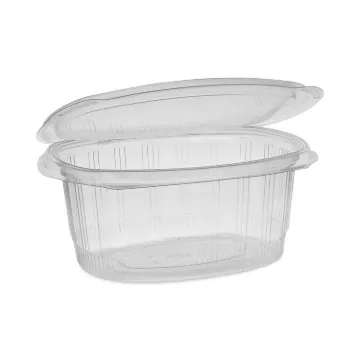 EarthChoice PET Hinged Lid Deli Container, 32 oz, 7.31 x 5.88 x 3.25, Clear, 280/Carton