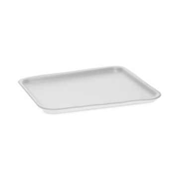 Supermarket Tray, #8S, 10 x 8 x 0.65, White, 500/Carton