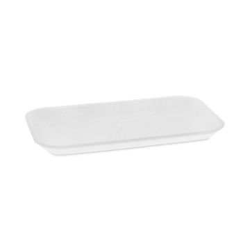 Supermarket Tray, #17, 8.3 x 4.8 x 0.65, White, 1,000/Carton