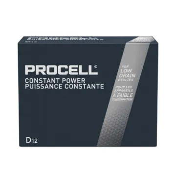 Alkaline D Batteries, 12/Box