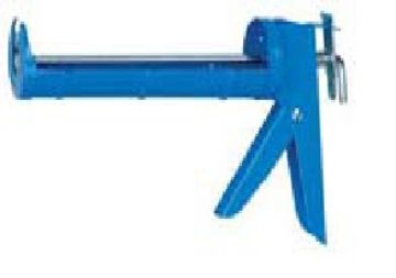 9" Economy Blue Half Barrel Caulking Gun