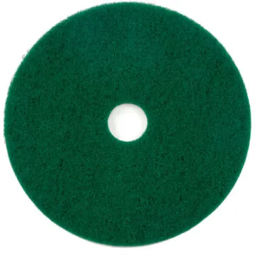 16" Green Heavy Duty Scrubbing Floor Pads, 5/Case