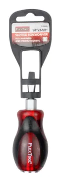 1/4" x 1-1/2" Stubby Slotted Magnetic Hammer Head Screwdriver