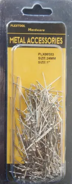 1" Straight Pins, 20/Pack, 24/Case