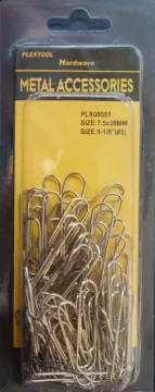 #3, 1-1/8" Silver Metal Paper Clips, 70/Pack, 24/Case