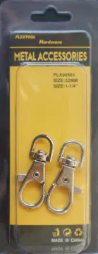 1-1/4" Loster Clasp Key Rings, 2/Pack, 24/Case