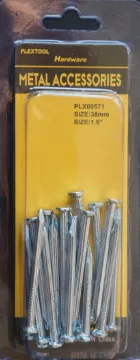 1.5" Concrete and Brick Nails, 19/Pack, 24/Case