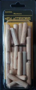 0.25 x 1.25" Dowel Pin, 36/Pack, 24/Case
