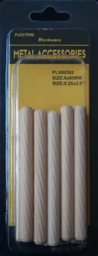 0.25 x 2.5" Dowel Pin, 15/Pack, 24/Case