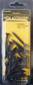 1-1/4" Drywall Phillips Screws, 24/Pack, 24/Case