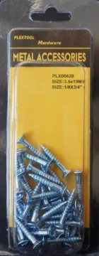 1/8" x 3/4" Phillips Wood Flat Head Screws, 31/Pack, 24/Case