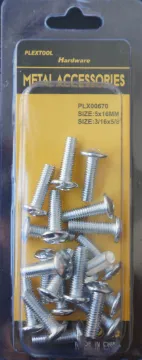 3/16" x 5/8" Combination Machine Round Head Screws, 20/Pack, 24/Case