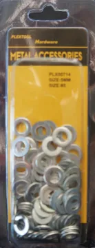 #5 Flat Washers, 112/Pack, 24/Case