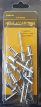 1/4" x 3/8" Rivet, 14/Pack, 24/Case