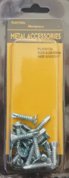 5/32" x 3/4" Phillips Self Drilling Flat Head Screws, 20/Pack, 24/Case