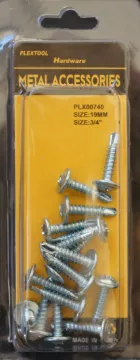 3/4" Phillips Self Drilling Washer Head Screws, 16/Pack, 24/Case