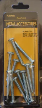 5/32" x 1-1/4" Phillips Self Drilling Round Head Screws, 12/Pack, 24/Case