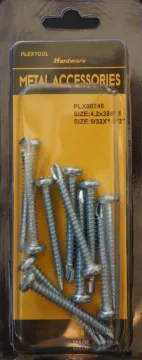 5/32" x 1-1/2" Phillips Self Drilling Round Head Screws, 11/Pack, 24/Case