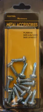 3/16" x 5/8" Phillips Self Drilling Round Head Screws, 14/Pack, 24/Case