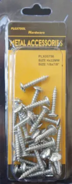 1/8" x 7/8" Phillips Sheet Metal Truss Screws, 30/Pack, 24/Case
