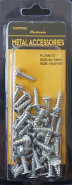 1/8" x 9/16" Phillips Sheet Metal Truss Screws, 40/Pack, 24/Case