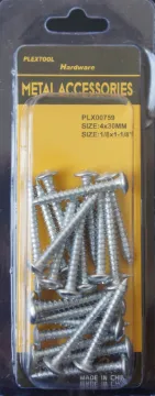 1/8" x 1-1/8" Phillips Sheet Metal Truss Screws, 23/Pack, 24/Case