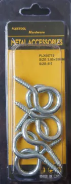 #10 Eye Lag Screws, 6/Pack, 24/Case