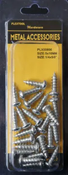1/4" x 5/8" Phillips Sheet Metal Pan Head Screws, 23/Pack, 24/Case