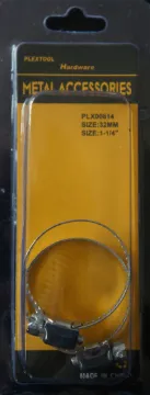 1-1/4" Hose Clamps, 2/Pack, 24/Case