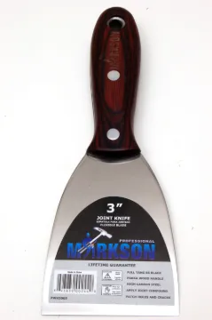 3" Pakka Wooden Handle Stainless Steel Putty Knife