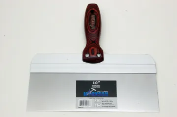 10" Pakka Wooden Handle Stainless Steel Straight Taping Knife
