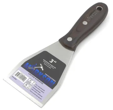 3" Straight Blade Pakka Wood Handle Removal Scrapper