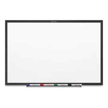 Classic Series Nano-Clean Dry Erase Board, 36 x 24, Black Aluminum Frame