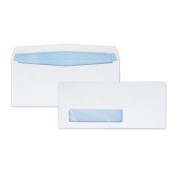Window Envelope, #9, Commercial Flap, Gummed Closure, 3.88 x 8.88, White, 500/Box