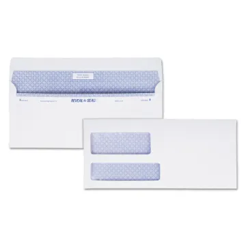Reveal-N-Seal Envelope, #9, Commercial Flap, Self-Adhesive Closure, 3.88 x 8.88, White, 500/Box