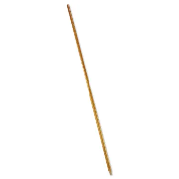 Wood Threaded-Tip Broom/Sweep Handle, 60", Natural