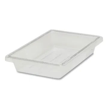 Food/Tote Boxes, 5 gal, 12 x 18 x 9, Clear
