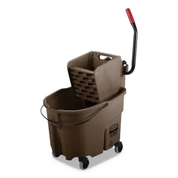 Wavebrake 35 Quart Bucket/Wringer Combinations, Brown