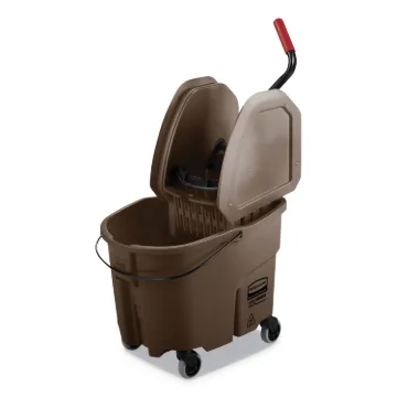 Wavebrake 35 Quart Bucket/Wringer Combinations, Brown