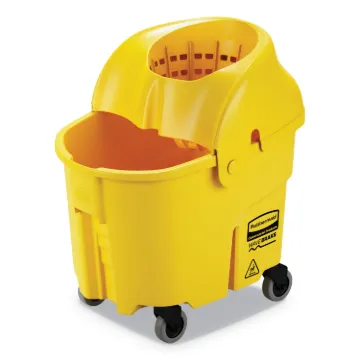 WaveBrake Institutional Bucket/Strainer Combo, 8.75gal, Yellow