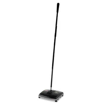 Floor and Carpet Sweeper, 44'' Handle, Black/Gray