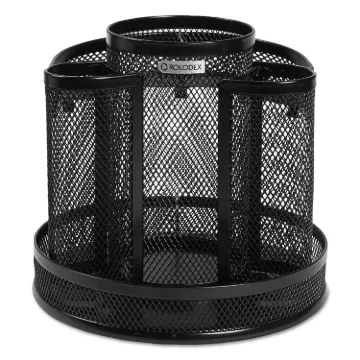 Rolodex Workspace Mesh Spinning Supply Caddy