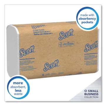 Essential C-Fold Towels,Convenience Pack, 10 1/8 x 13 3/20, White, 200/PK,9PK/CT