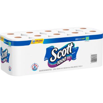 Scott 1000 Sheets Per Roll Toilet Paper