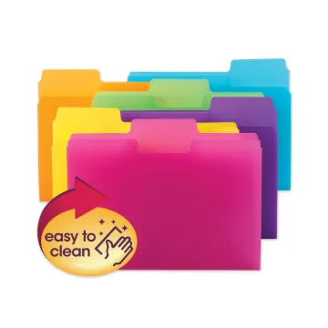 Smead SuperTab Poly File Folders
